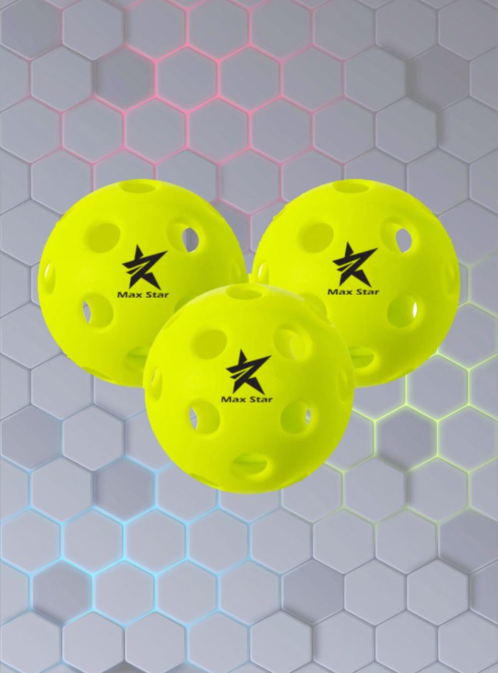 Yellow-26-holes Pickle Balls